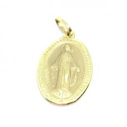 Medalha de Nossa Senhora das Graas em ouro 18k - 2MEO0074