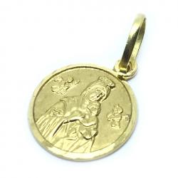 Medalha de N.Sra.do Perpetuo Socorro em ouro 18k - 2MEO0225
